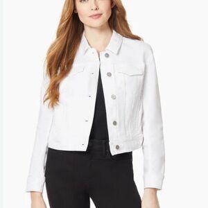 20” ptp Jones New York Classic White Jean Jacket